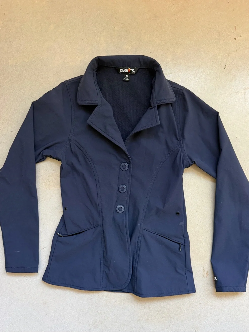 Kerrits Navy Three-Button equestrian show coat Blazer